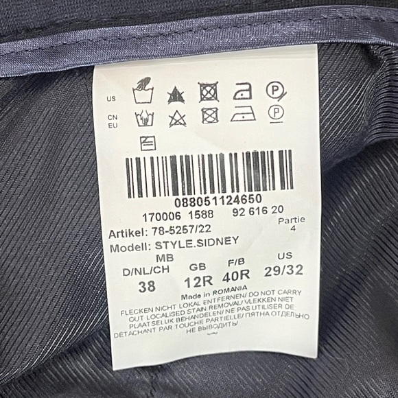 Brax Sidney Pant in Navy Blue 5 Pocket 29/32 - Picture 15 of 16